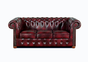 Chesterfield Klassik Rot Sofa