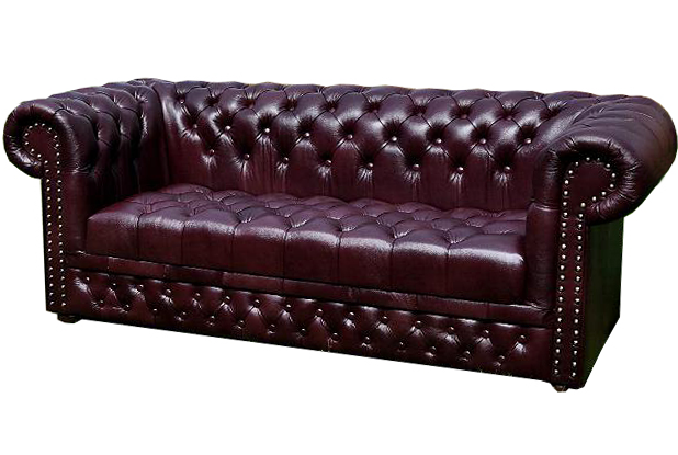 Chesterfield Williams 3 sitzer Ledersofa Antikrot (A7)