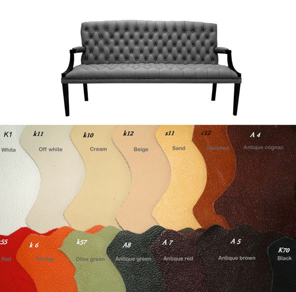 Bestellung King 3 sitzer Ledersofa in anderen Farben