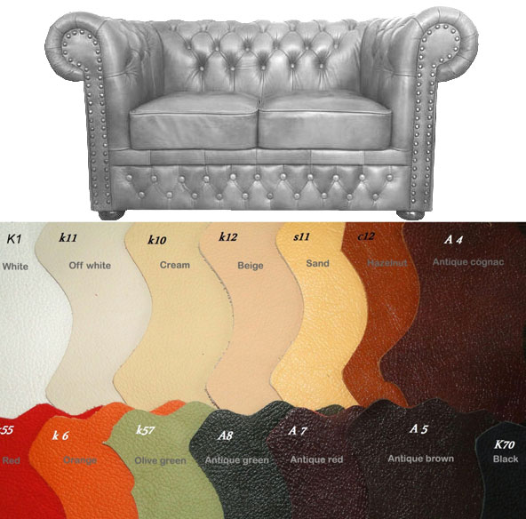 Bestellung Lord 2 sitzer Ledersofa in anderen Farben