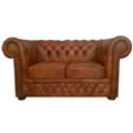 Chesterfield Lord 2 sitzer Ledersofa C12