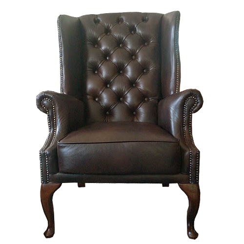 Chesterfield St. James Ohrensessel Antikbraun (A5)