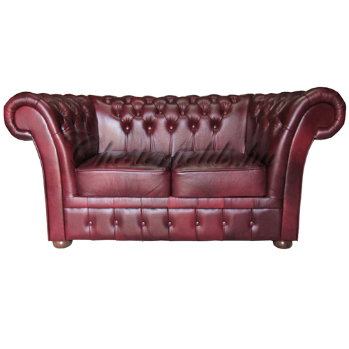 Chesterfield Windchester 2 sitzer Ledersofa Antikbordo (A7)