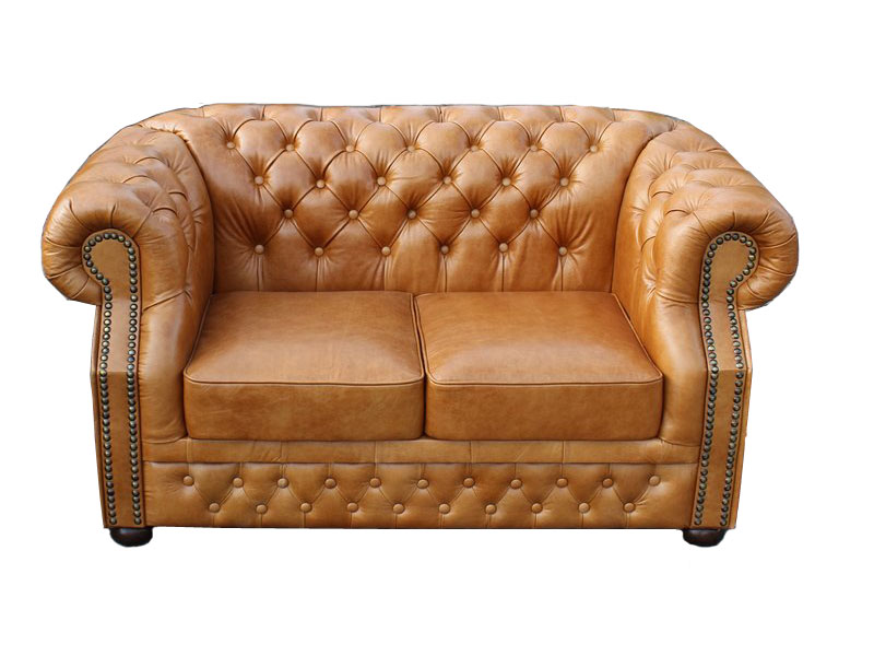 Chesterfield Windsor 2 sitzer Ledersofa Farbe: C12