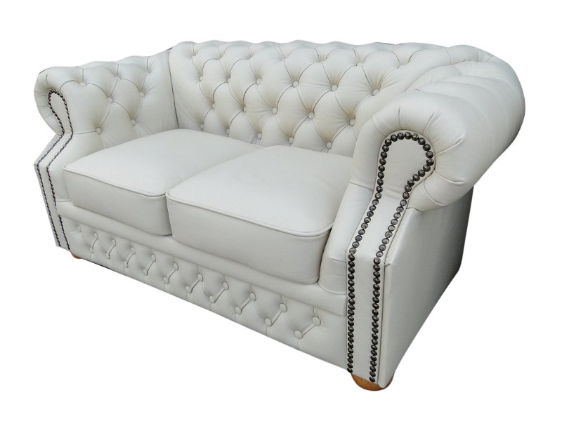 Chesterfield Windsor 2 sitzer Ledersofa Farbe: K11