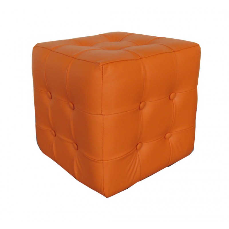 Chesterfield Wrfel Orange (K6)