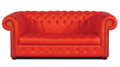 Chesterfield Williams 3er Ledersofa, Sofa